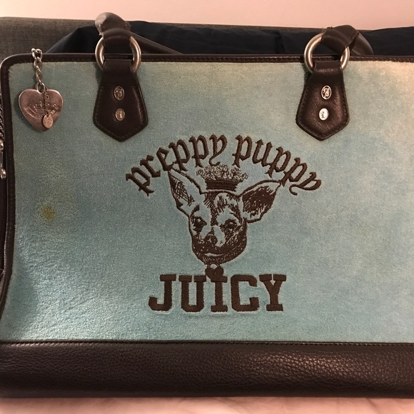 Juicy Couture Dog Juicy Couture Preppy Puppy Dog Carrier Vintage